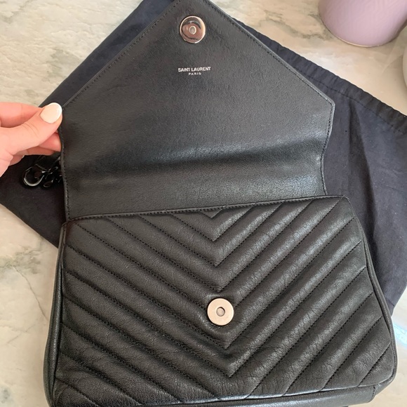 YSL Medium College Bag in Black Sold - Picture 9 of 16